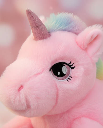 huge unicorn plush - detail