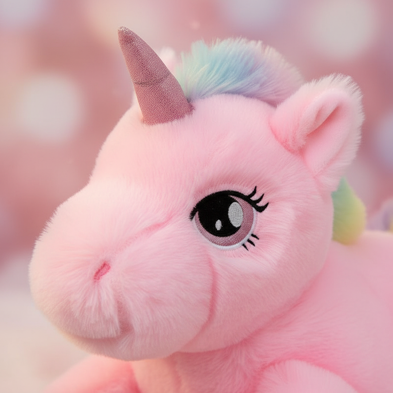 huge unicorn plush - detail