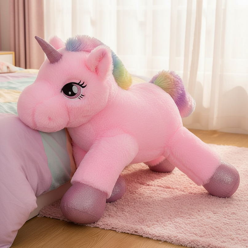 huge unicorn plush - lifestyle