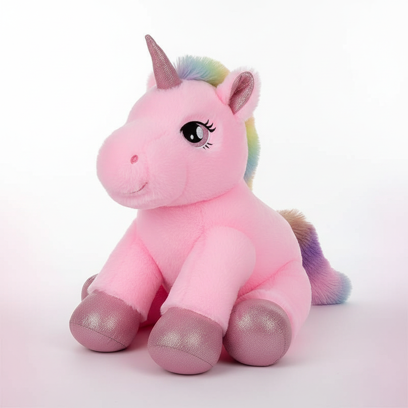 huge unicorn plush - white-bg