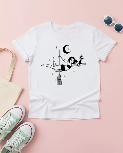 indie unicorn shirt - flat-lay