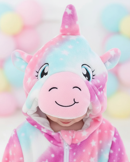 infant unicorn onesie - detail