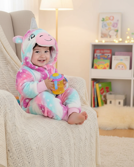 infant unicorn onesie - lifestyle