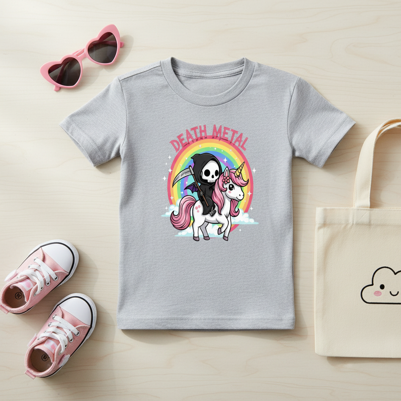 infant unicorn shirt - flat-lay
