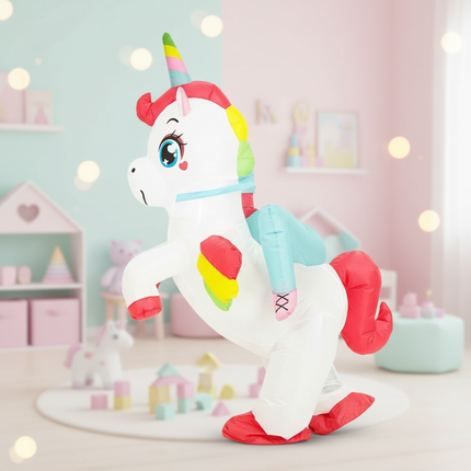 inflatable riding unicorn costume - lifestyle