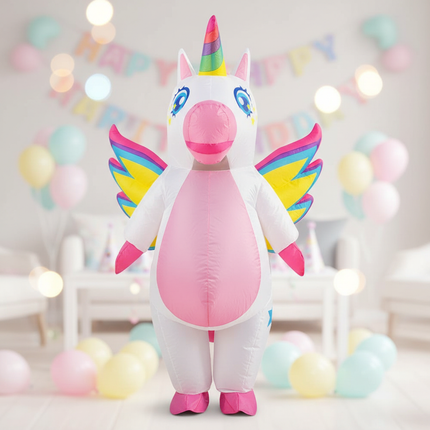 inflatable unicorn costume wings - lifestyle