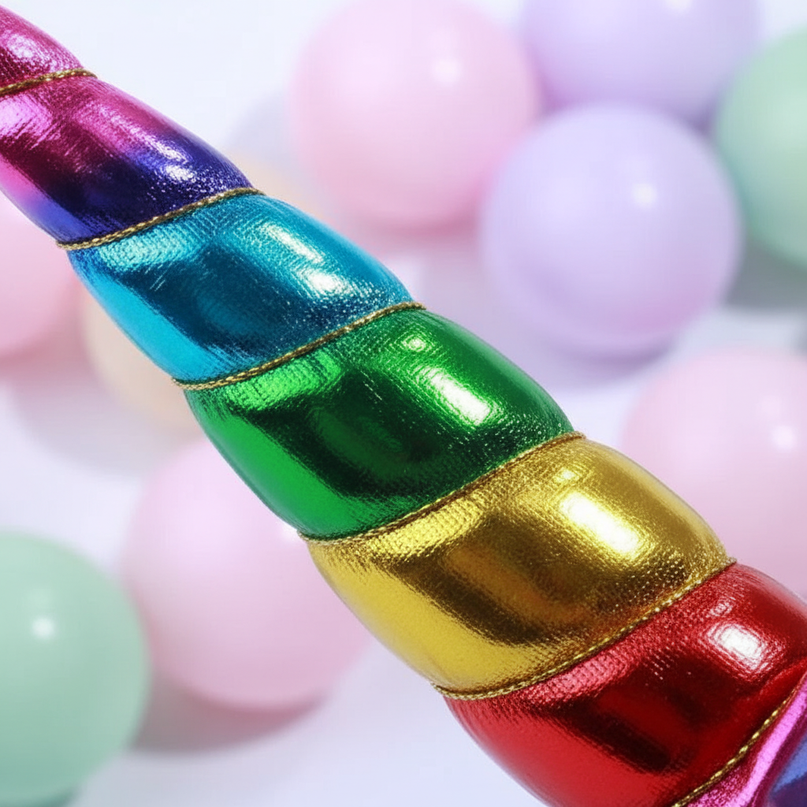 iridescent unicorn horn - detail