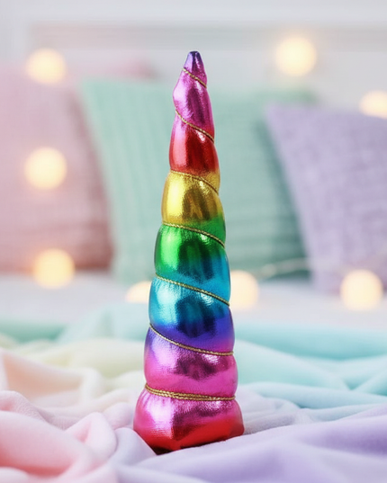 iridescent unicorn horn - lifestyle