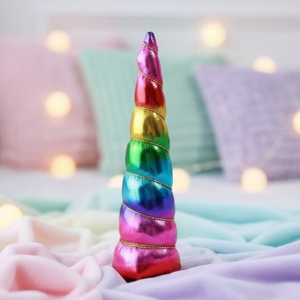 iridescent unicorn horn - lifestyle