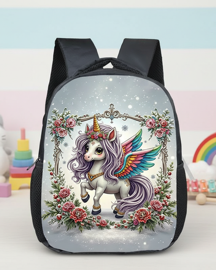 kawaii fairy unicorn kids backpack - lifestyle