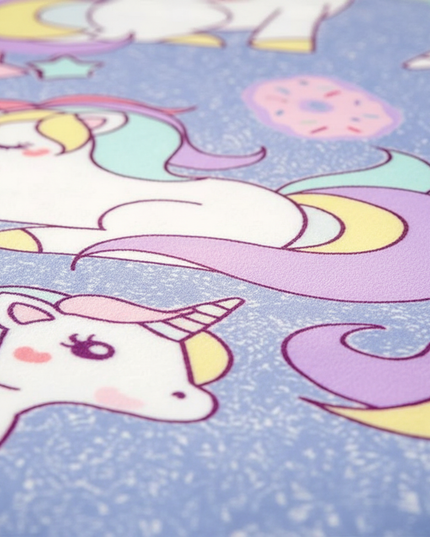 kawaii unicorn blanket - detail