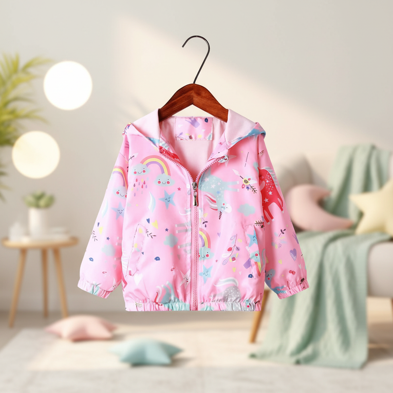 kawaii unicorn jacket - lifestyle