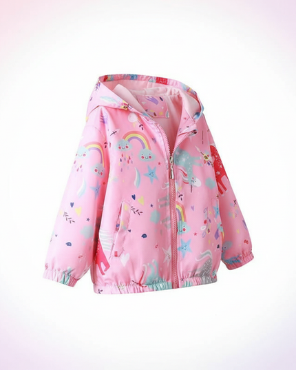 kawaii unicorn jacket - white-bg