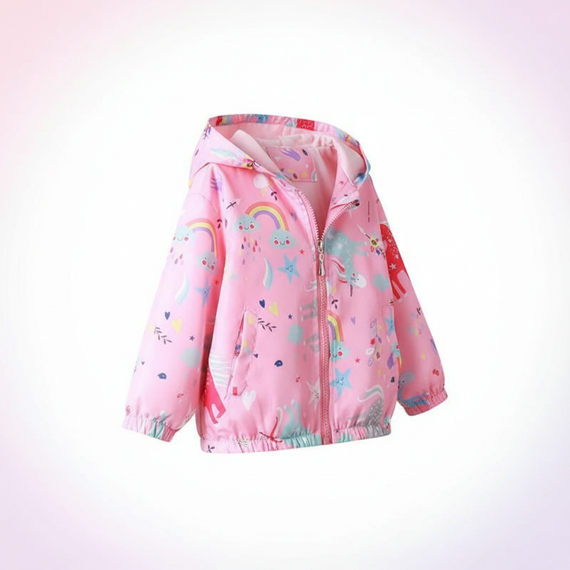 kawaii unicorn jacket - white-bg