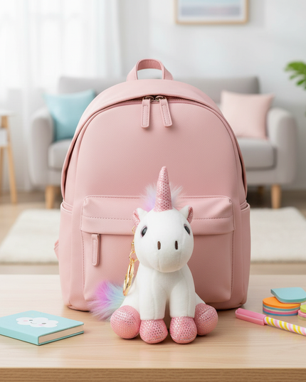 kawaii unicorn keychain - lifestyle