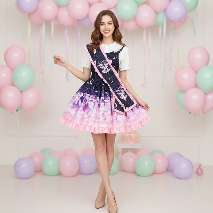kawaii unicorn lolita dress - front
