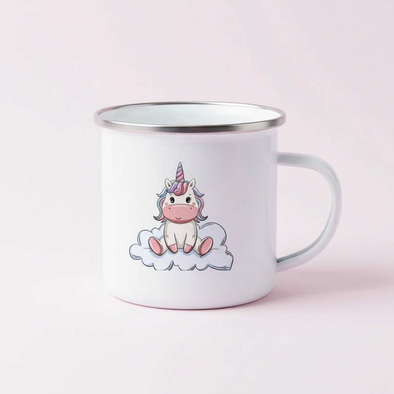 kawaii unicorn mug - white-bg
