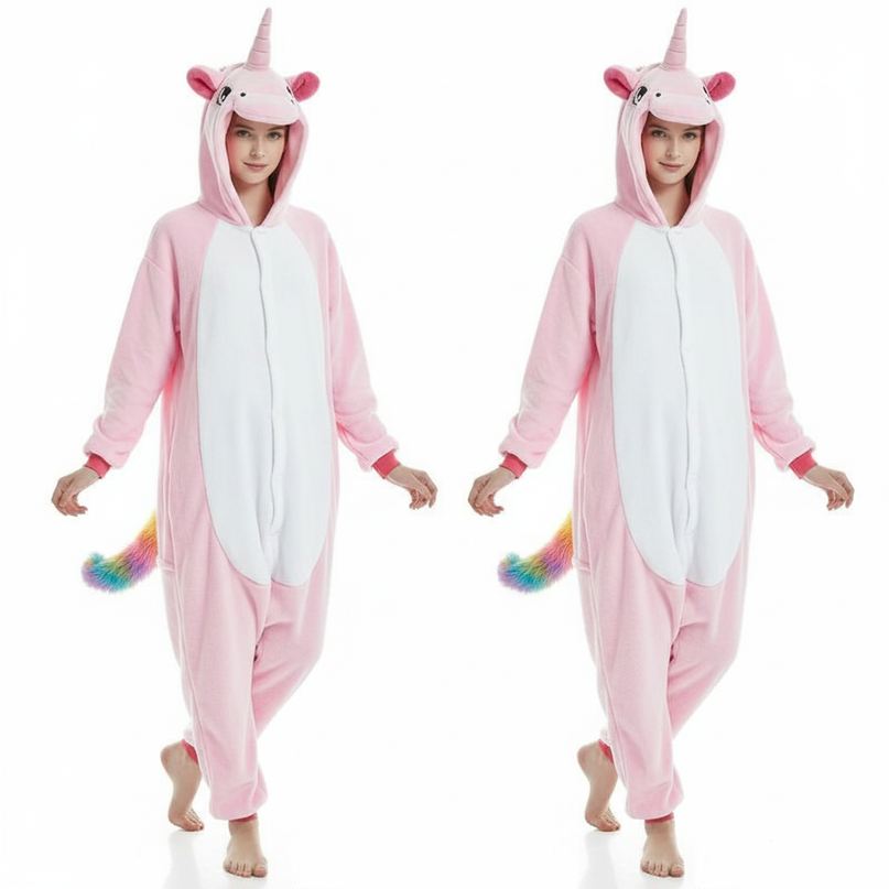 kawaii unicorn onesie - white-bg