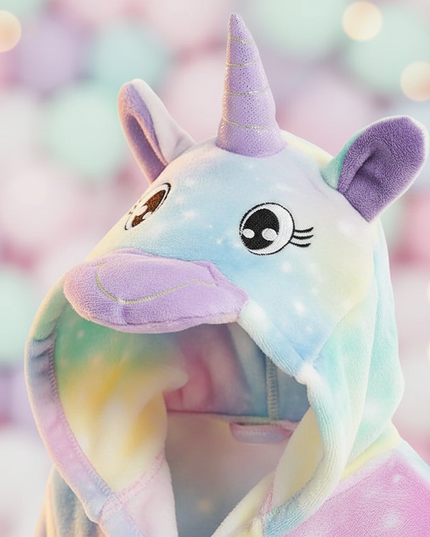 kawaii unicorn robe - detail
