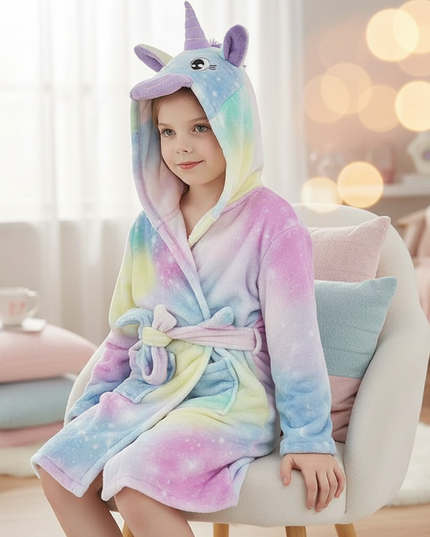 kawaii unicorn robe - lifestyle