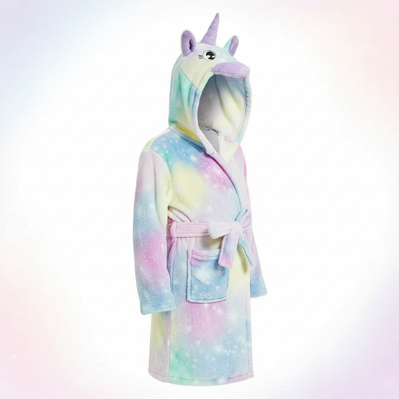 kawaii unicorn robe - white-bg