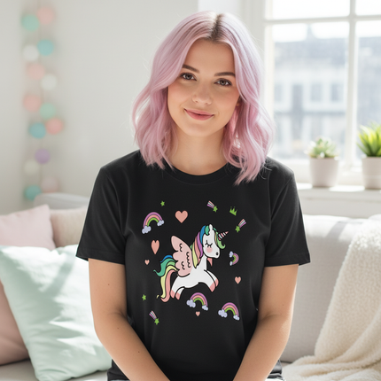 kawaii unicorn shirt - lifestyle