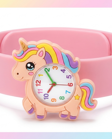 kawaii unicorn watch - white-bg