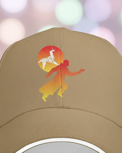 khaki unicorn hat - detail