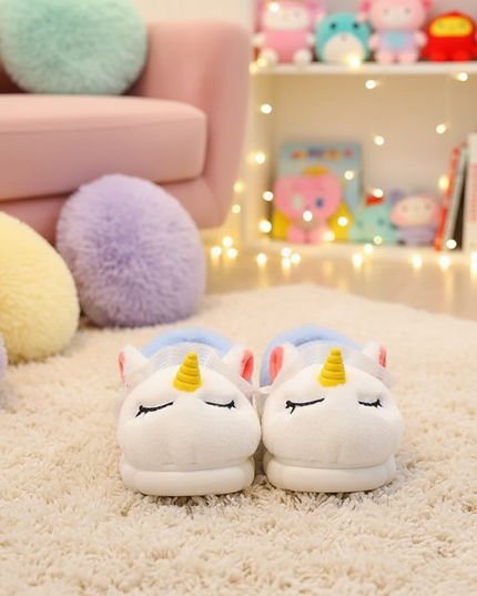 kids lovely unicorn slippers - lifestyle