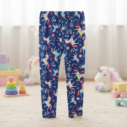 kids rainbow unicorn leggings - lifestyle