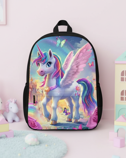 kids unicorn backpack - lifestyle