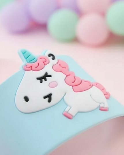kids unicorn slides - detail