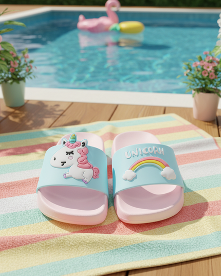 kids unicorn slides - lifestyle