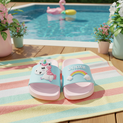 kids unicorn slides - lifestyle