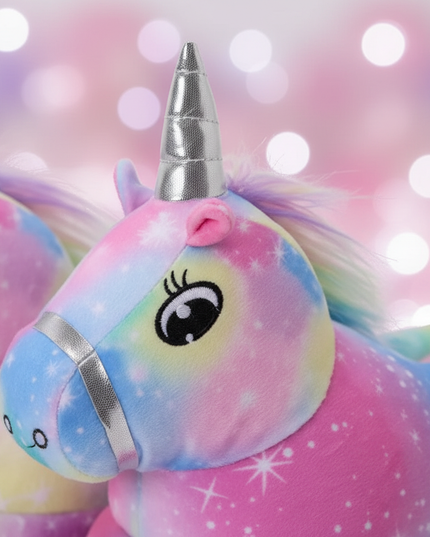 kids unicorn slippers led - detail