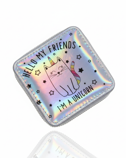 kitty unicorn wallet - white-bg