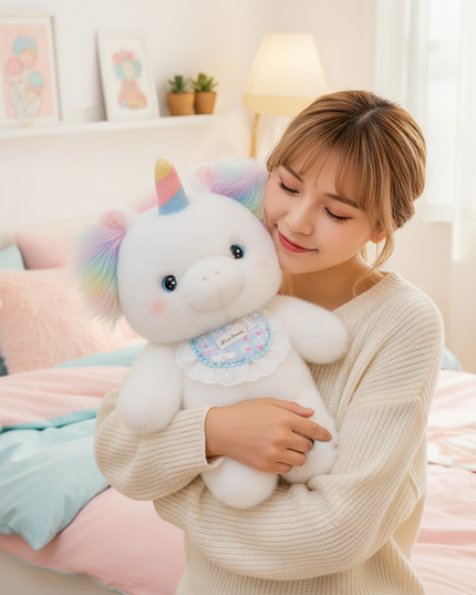 koala unicorn plush - in-use