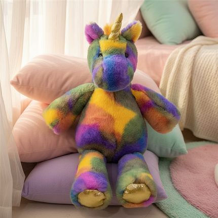 large unicorn plush stuffed animal - lifestyle