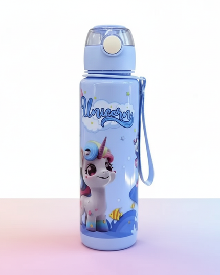 large unicorn water bottle - white-bg