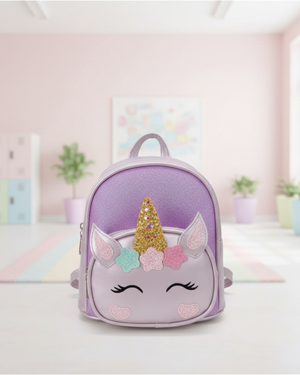 lavender unicorn backpack custom - lifestyle