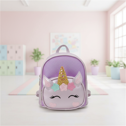 lavender unicorn backpack custom - lifestyle