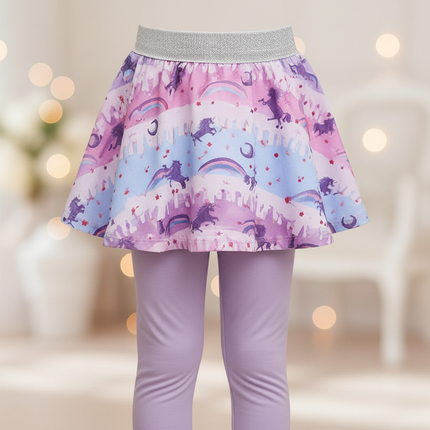 lavender unicorn leggings - lifestyle