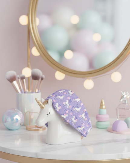 lavender unicorn sport headband - lifestyle