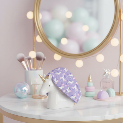 lavender unicorn sport headband - lifestyle