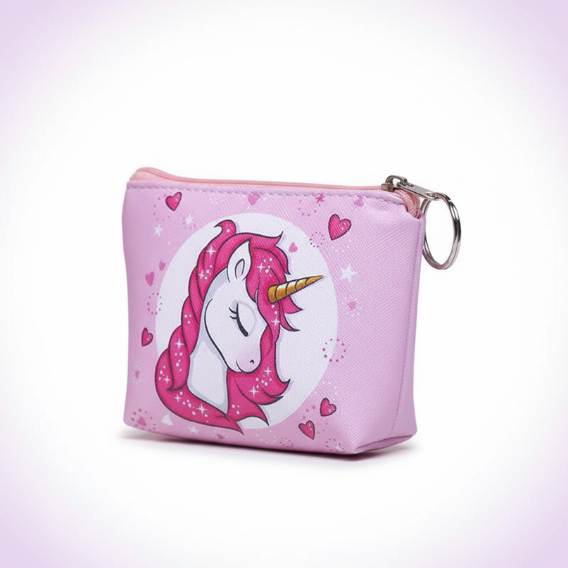 leather unicorn purse - white-bg