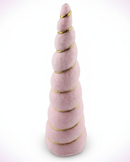 light pink unicorn horn - white-bg