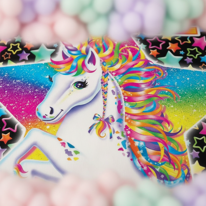 like a star unicorn bedding - detail