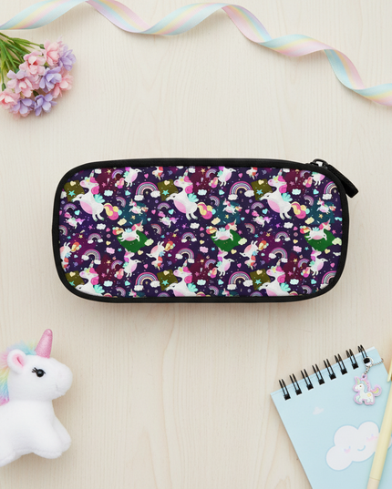 like a unicorn pencil case - flat-lay