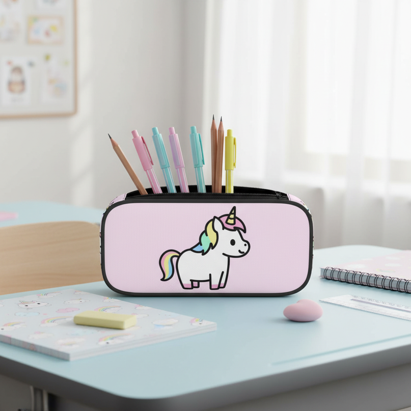 little uni unicorn pencil case - lifestyle