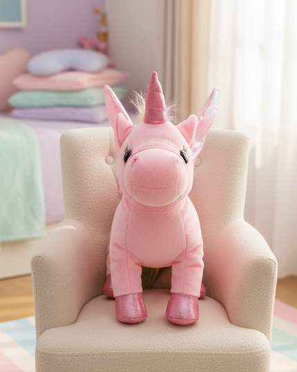 llama unicorn stuffed animal - lifestyle